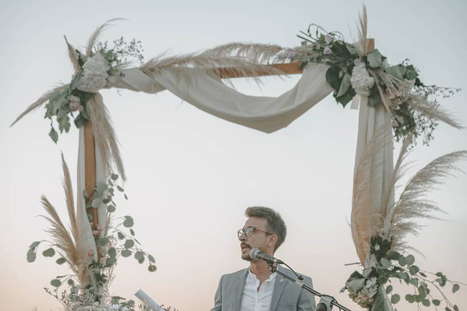 Boda en la playa