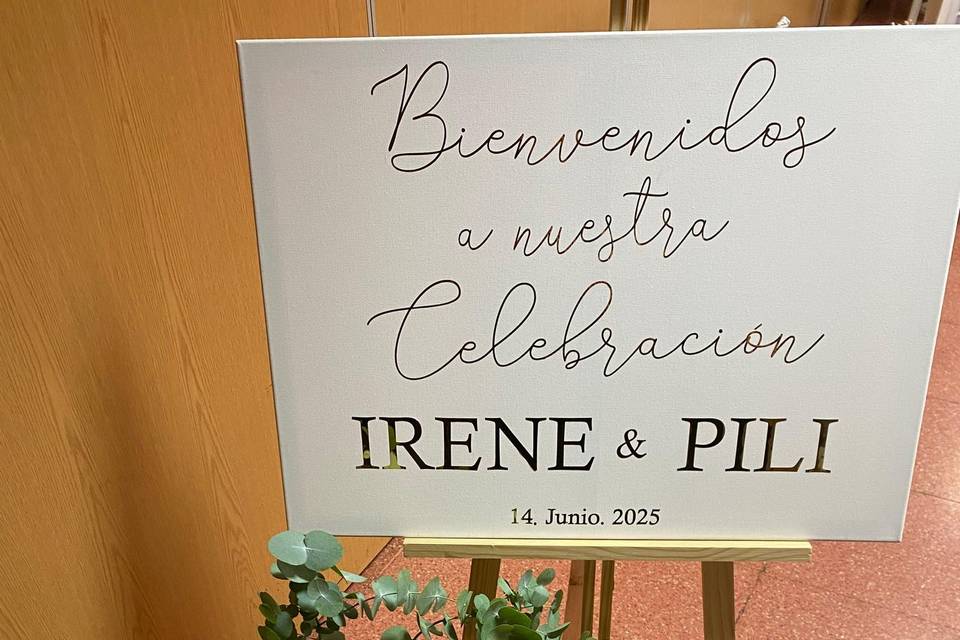 Cartel Bienvenidos