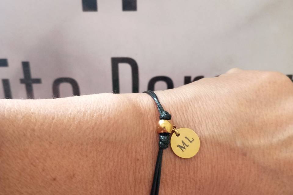 Pulsera Cordón Iniciales