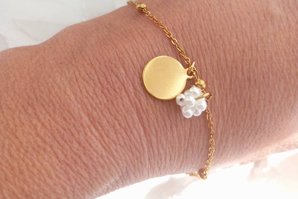 Pulsera Racimo Perlas