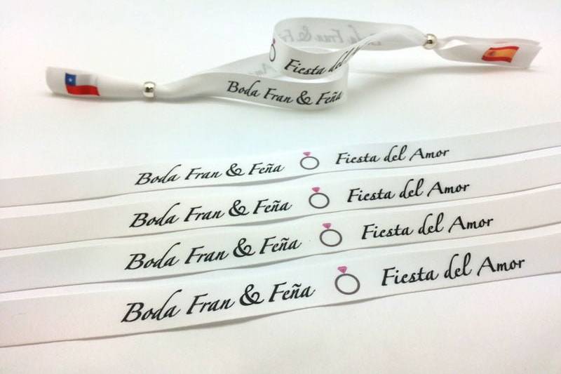 Pulsera tela personalizada