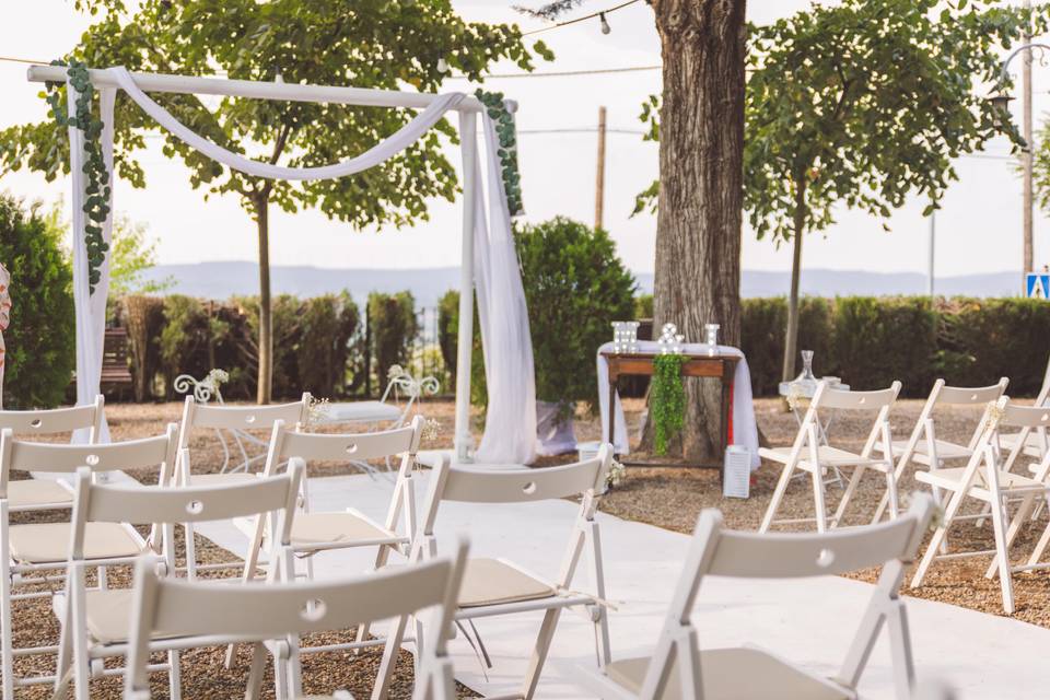 Ceremonia en la naturaleza