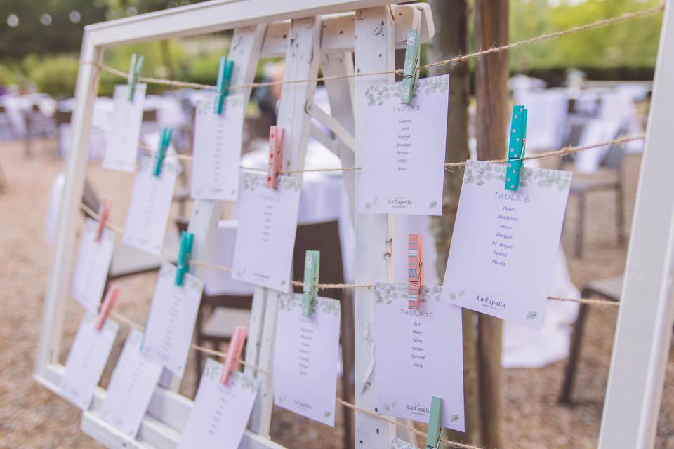 Seating planner Finca La Capel