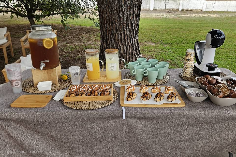 Mesa de bebidas