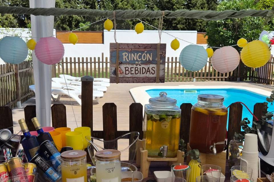 Mesa bebidas