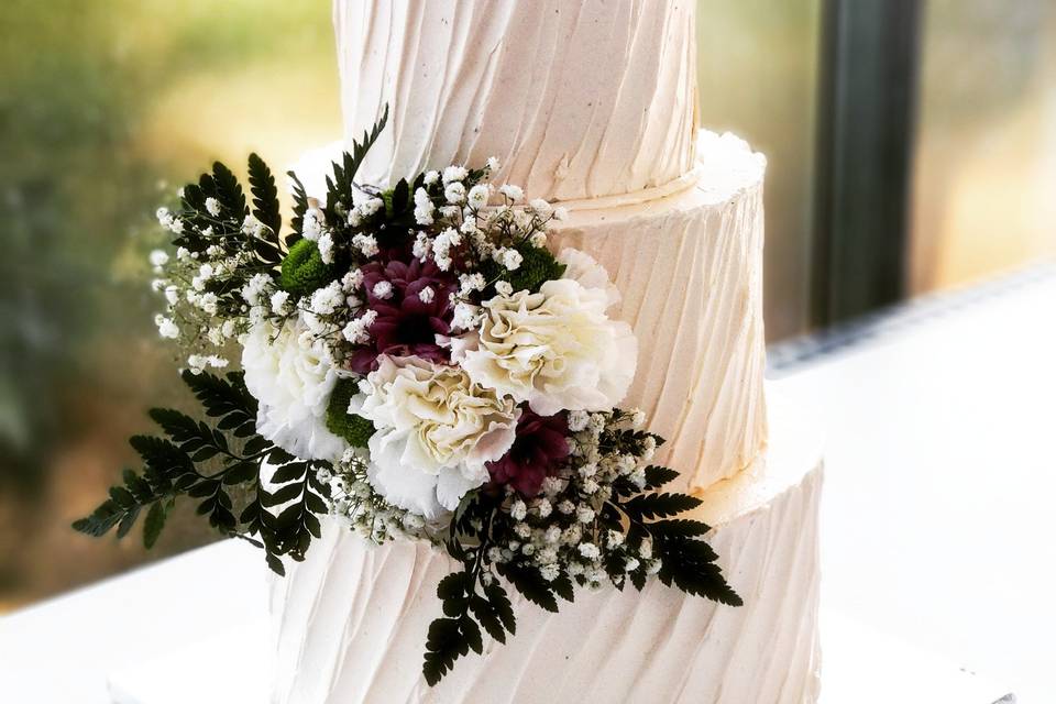 Tarta de boda sin fondant