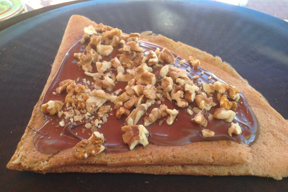 Nutella con nueces