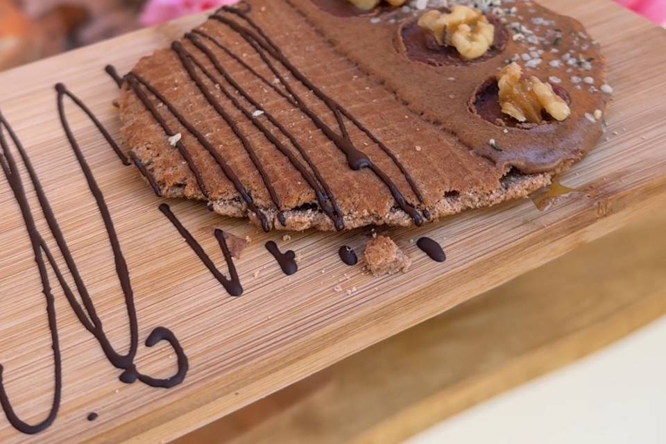 Stroopwafels nueces y chocolat