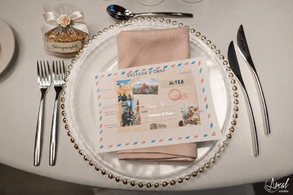 Detalle de boda stroopwafels