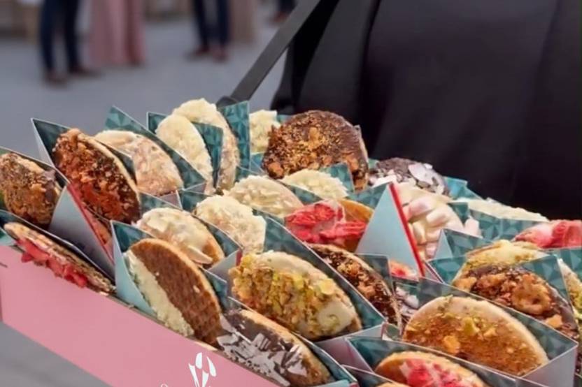 Bandeja de stroopwafels