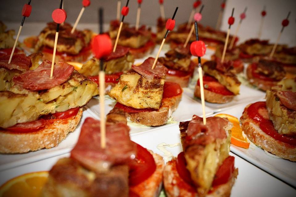 Pinchos de tortilla