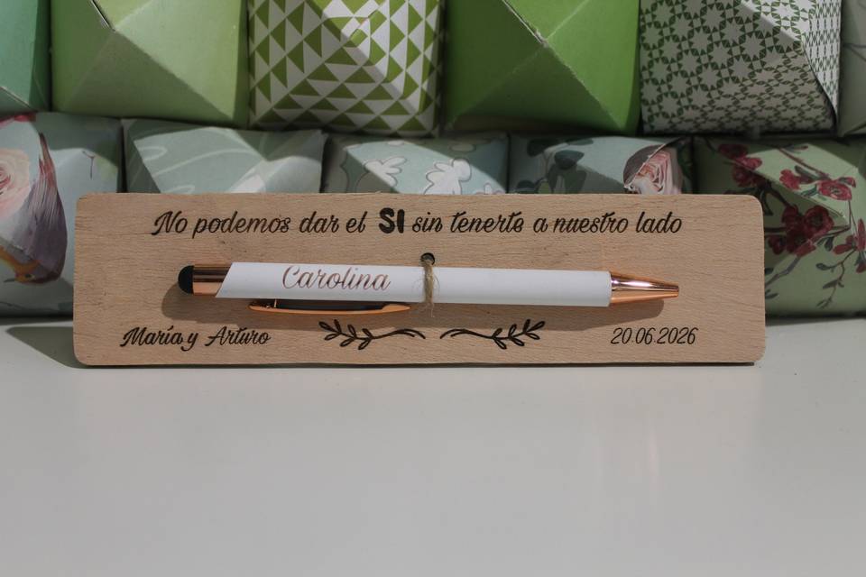 Bolígrafos para testigos