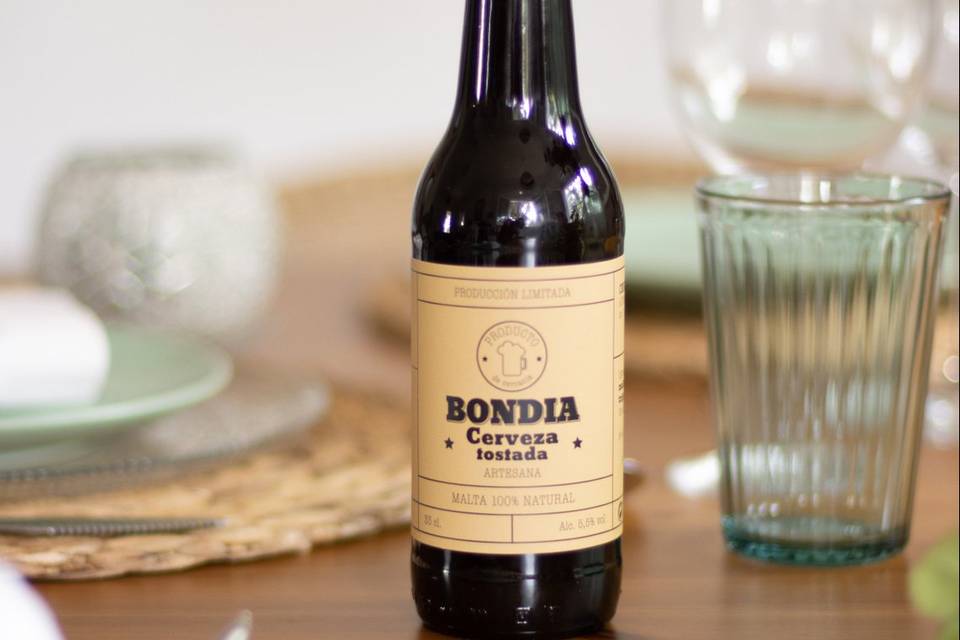 Cerveza Bondia Tostada 33cl