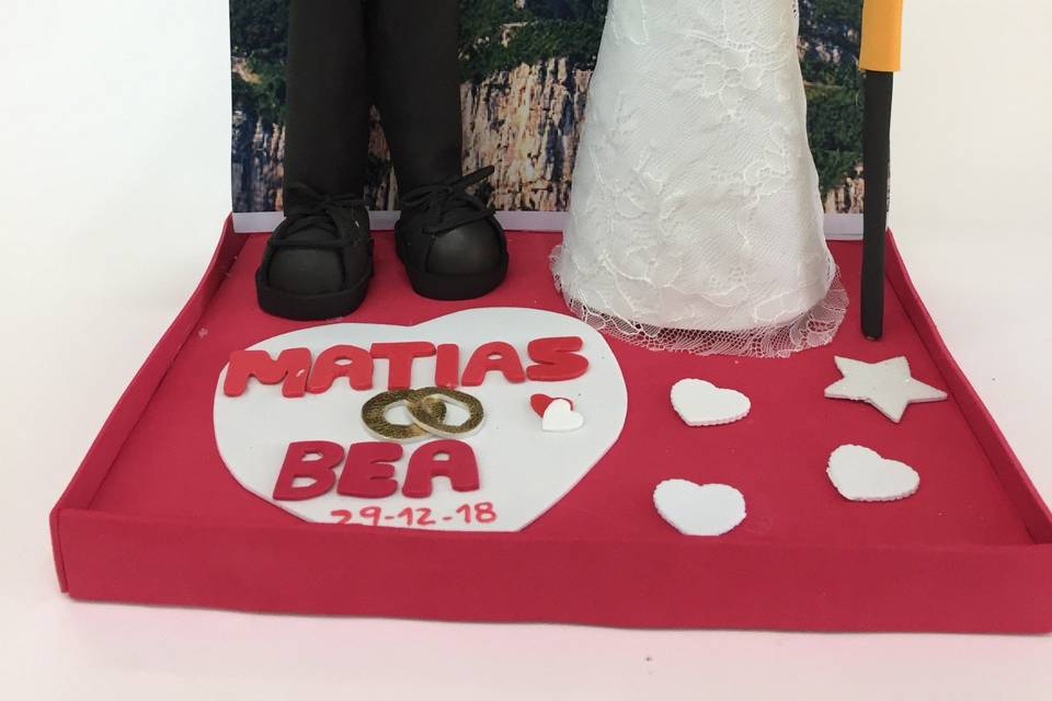 Figura de novios personalizada