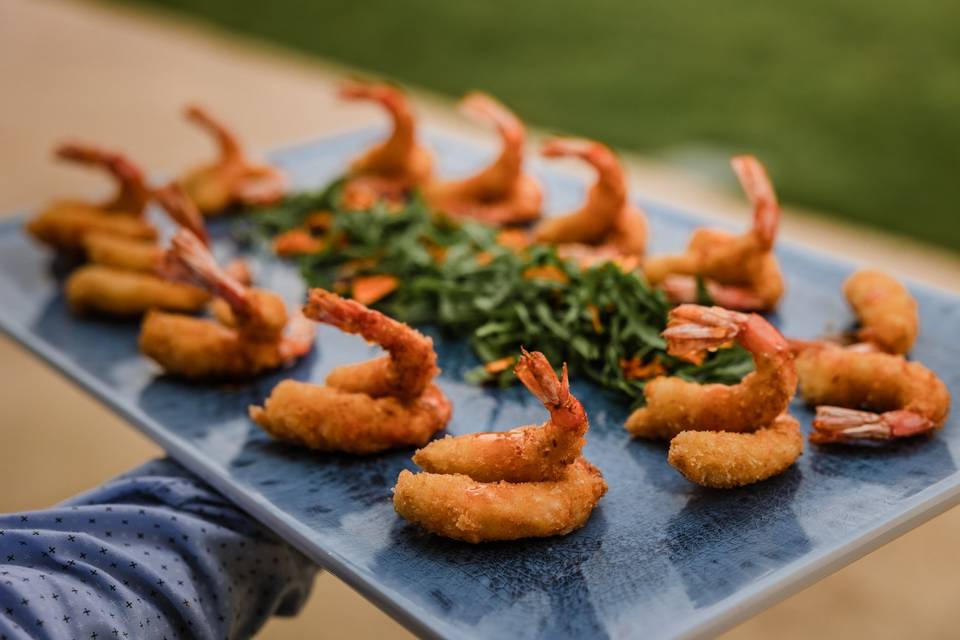 Gambas crujientes
