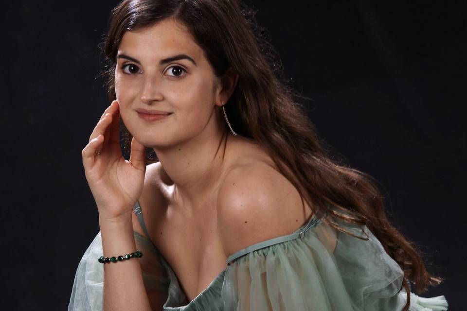Clara Soprano en el estudio