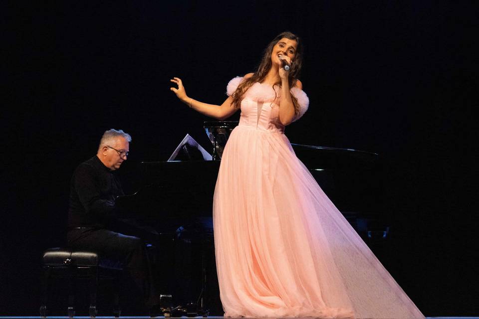 Clara Soprano en un evento