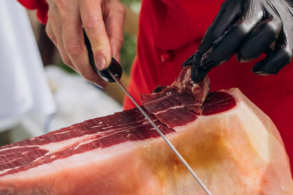 Servicio cortador de jamón