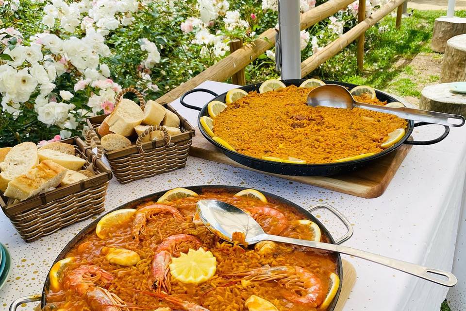 Buffet paella