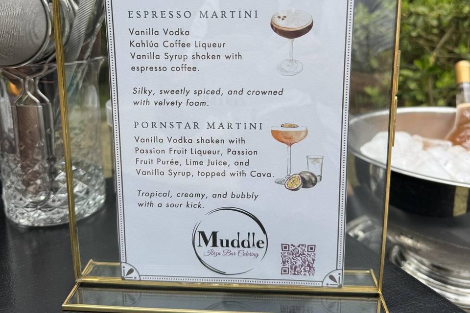 Cocktail Menu