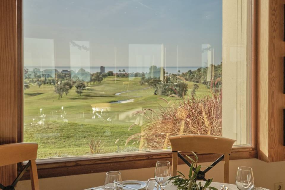 Salón El Olivo con vistas