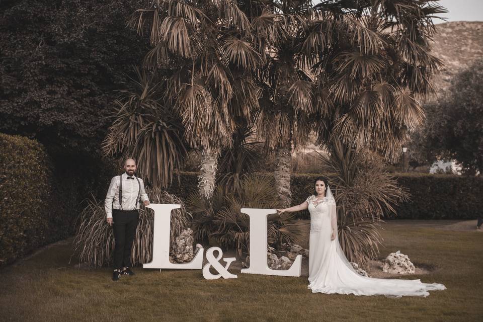 Entrada de los novios al banquete