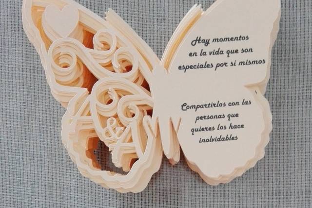 Mariposas agradecimiento