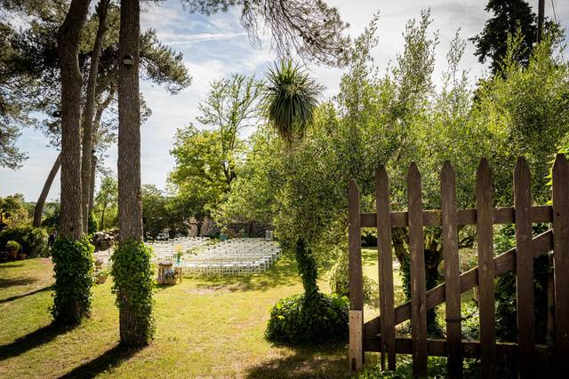 Ceremonia en el jardín