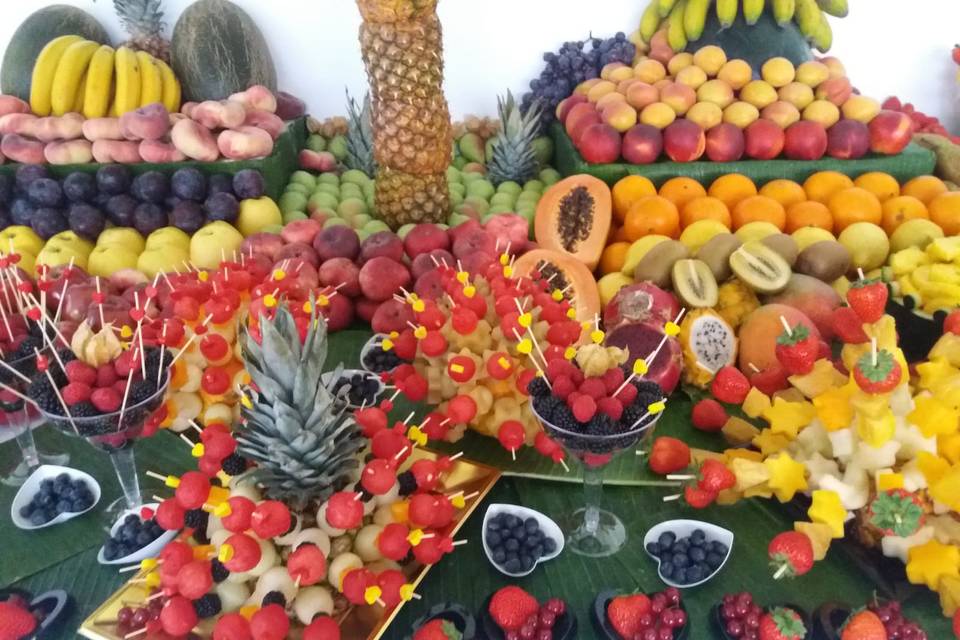 Mesa de frutas