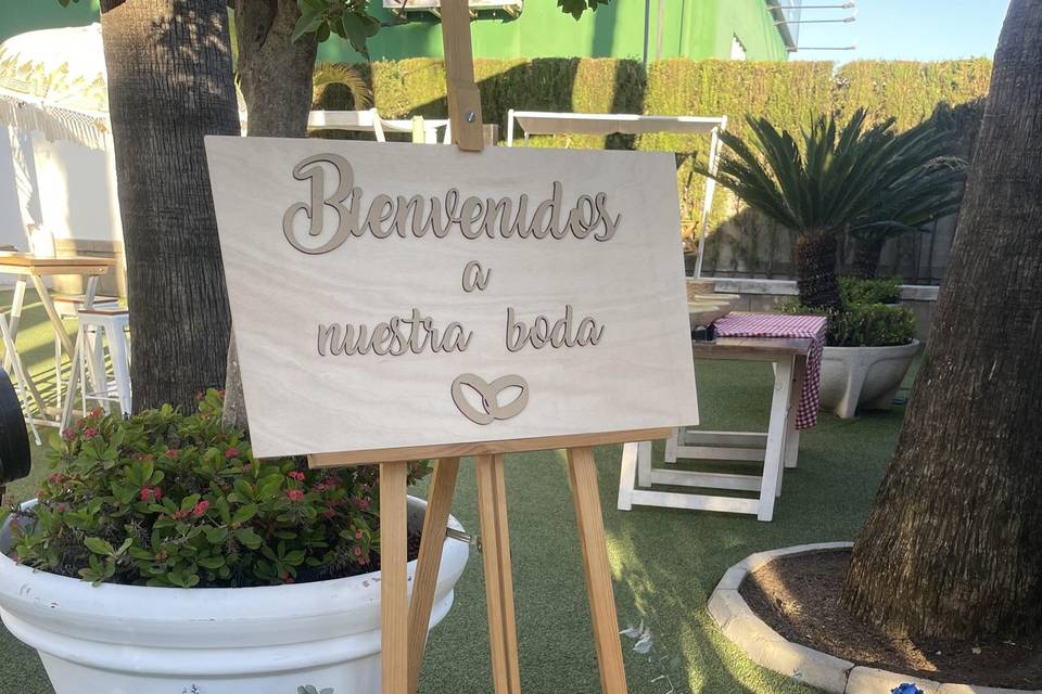 Rincón de bienvenida