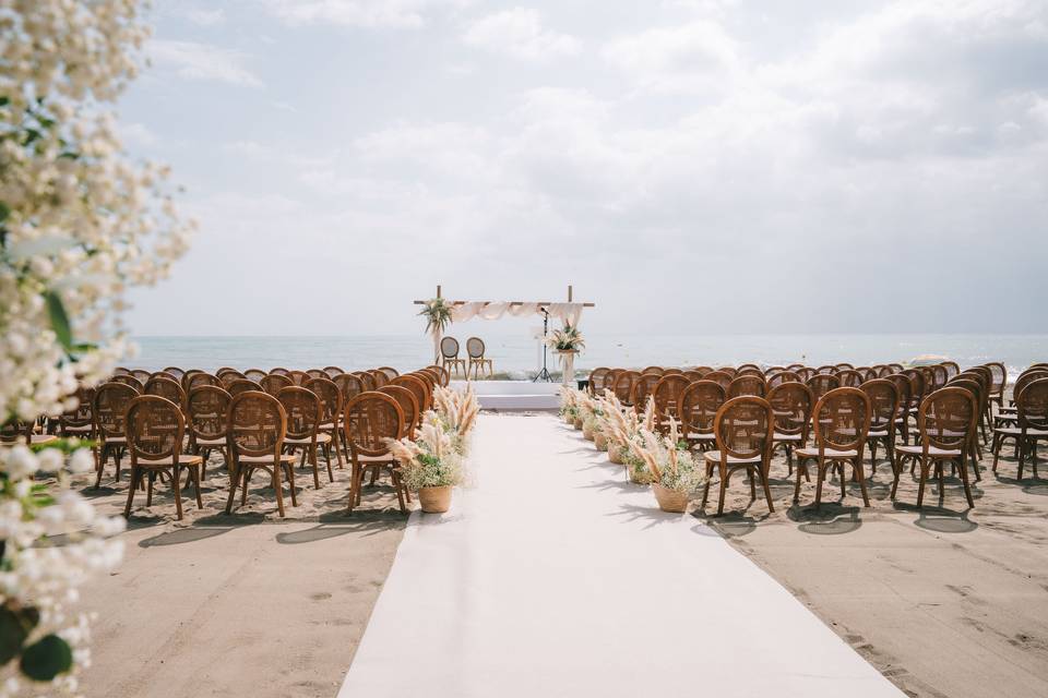 Ceremonia en la playa