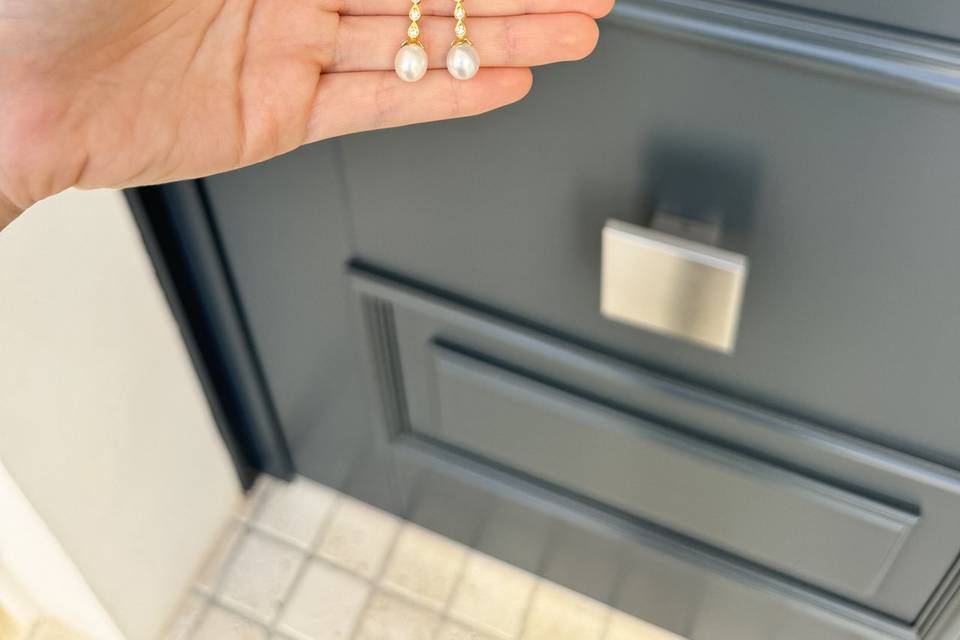 Pendientes de plata con Zafiro