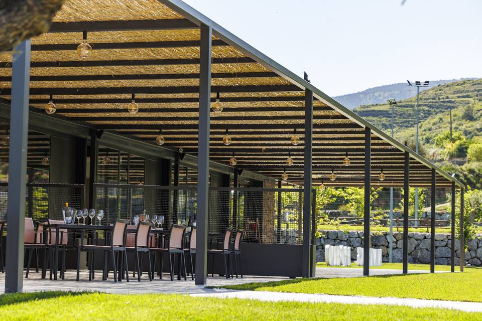 Terraza cubierta