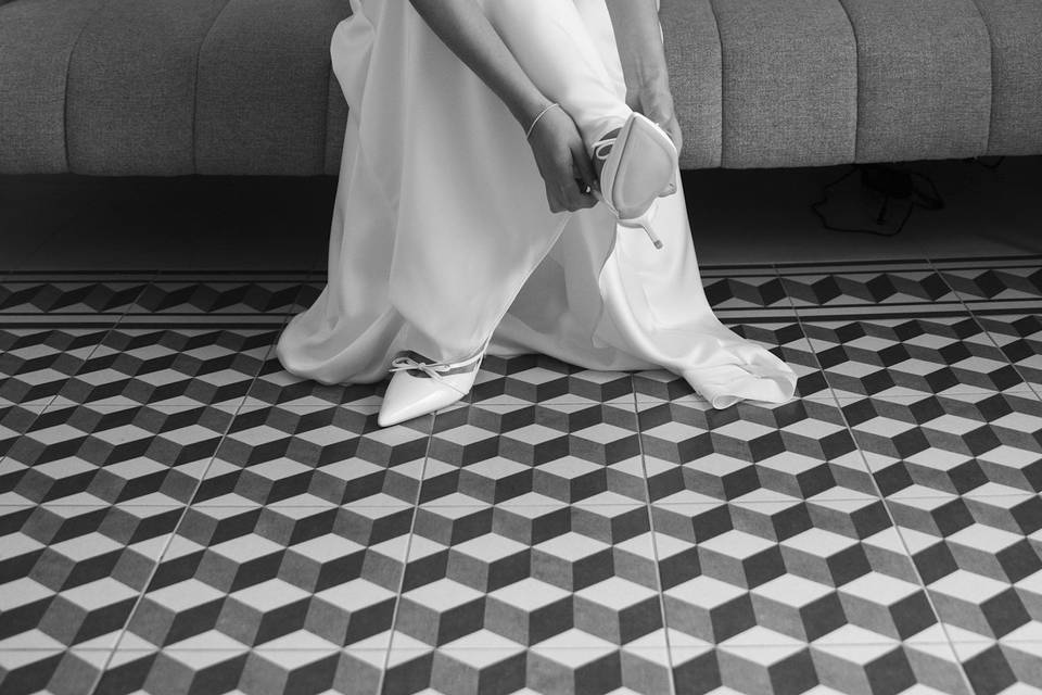 Maquillaje y peinado de novia