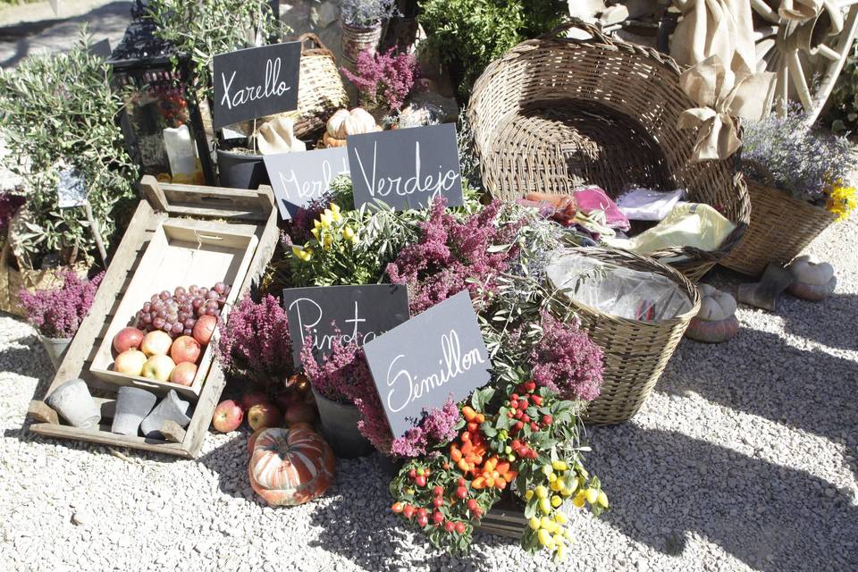 Decoración de boda
