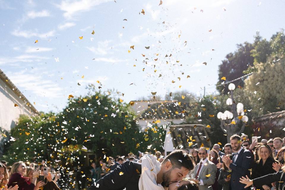 Salida de la ceremonia