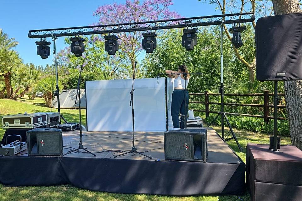 Montaje de boda