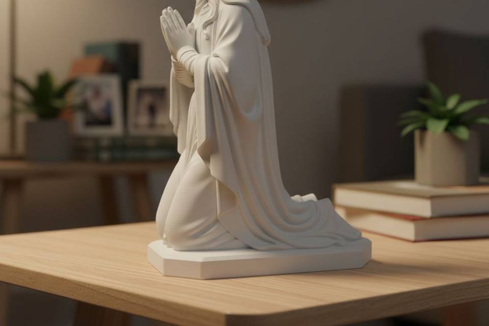 Virgen rezando