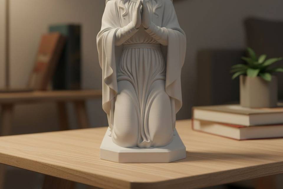 Virgen rezando