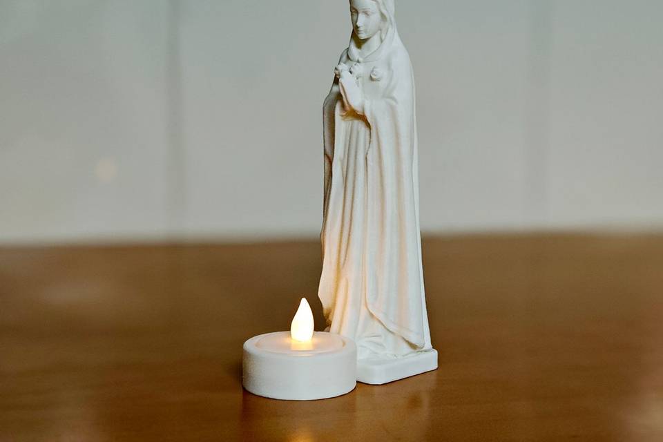 Virgen para velas