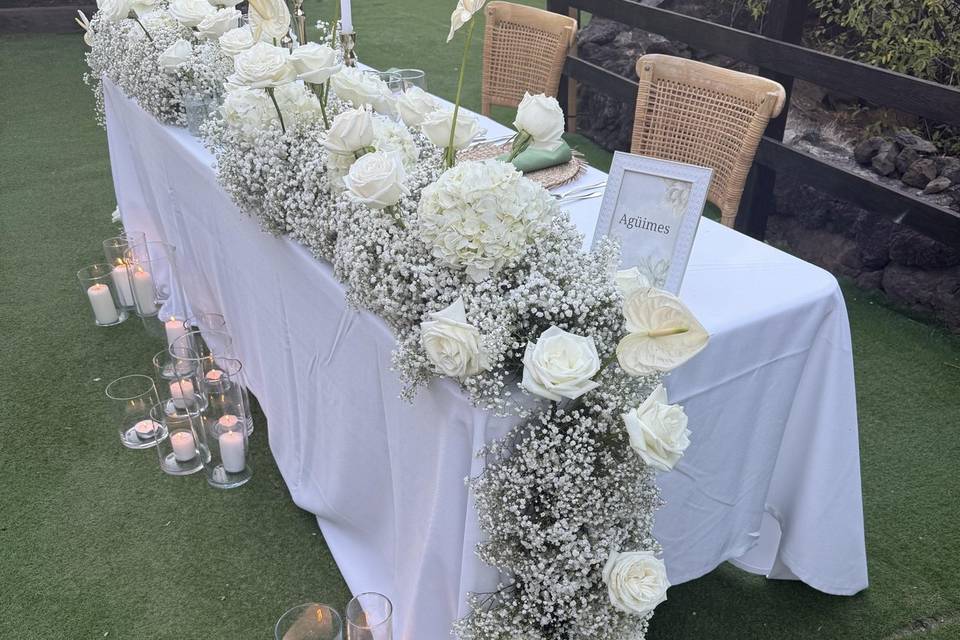 Mesa nupcial