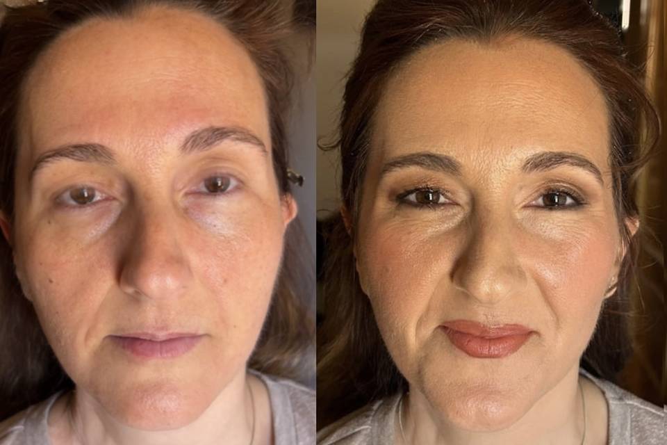 Antes y después maquillaje