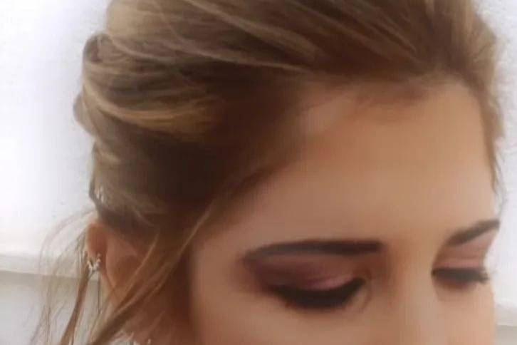 Makeup de novia romántica