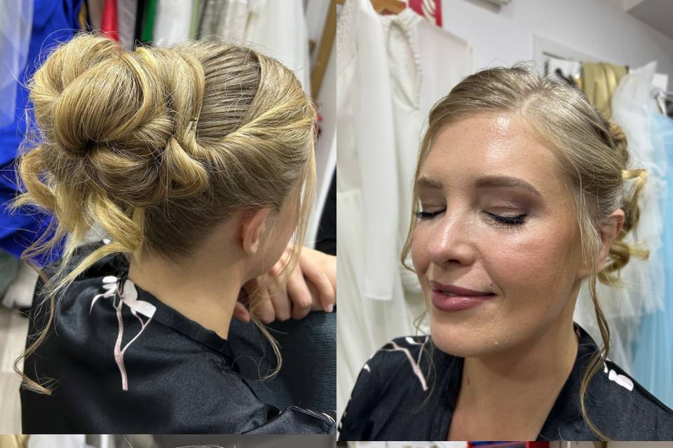 Peinado y maquillaje