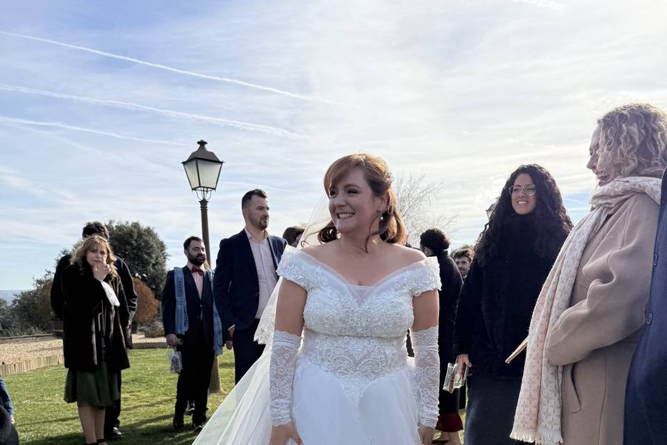 Novia radiante