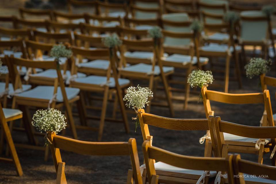 Detalle de las sillas