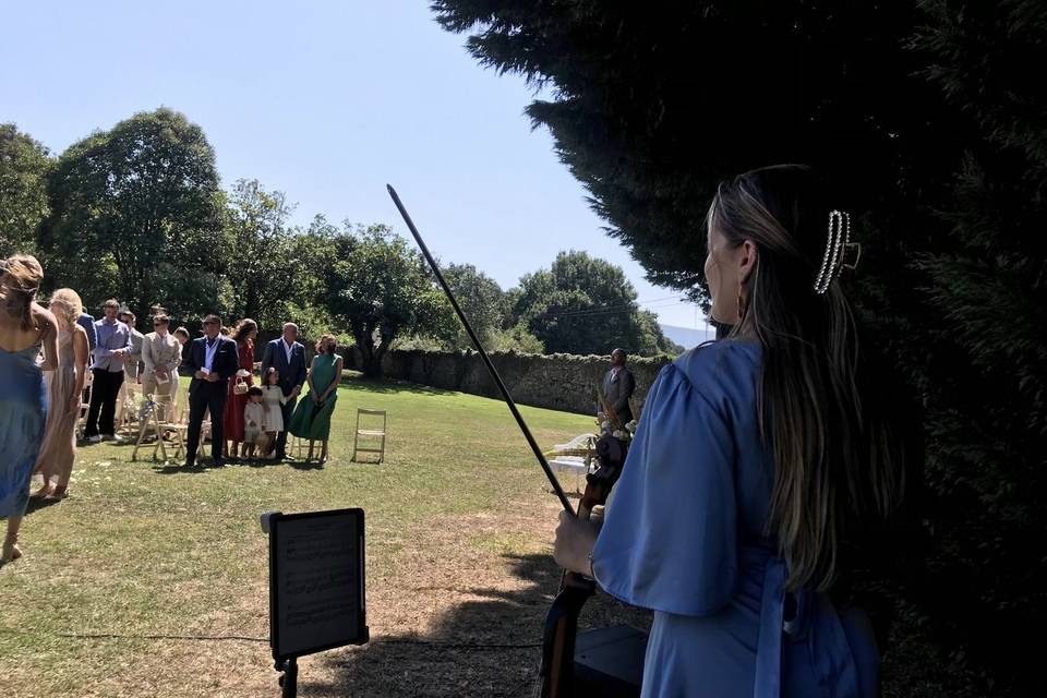 Cristina en ceremonia civil