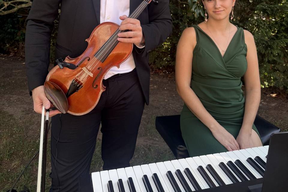 Violín y piano. Eloy y marta