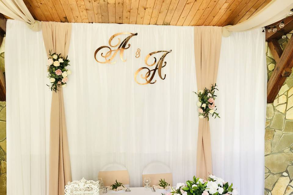 Decoración en bodas y eventos