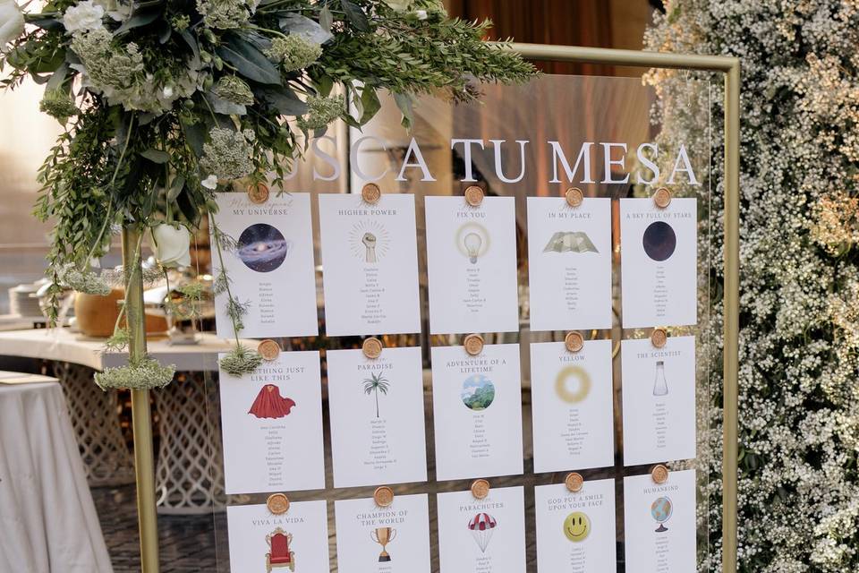 Seating plan personalizado